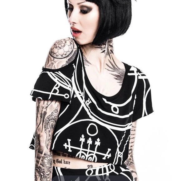 Killstar Tops - Killstar | Sigil Crop Top